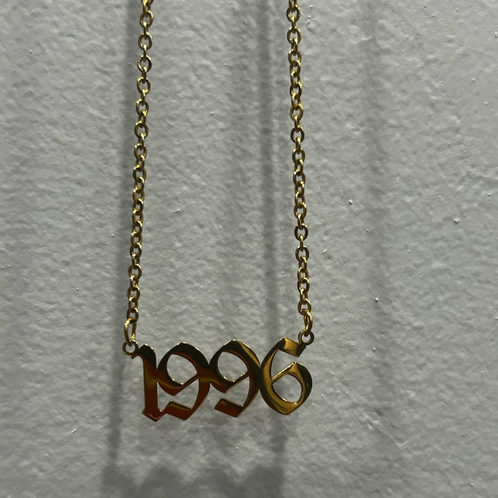 1996 Stainless Steel Necklace in Gold